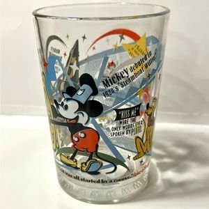 McDonalds Disney Drinking Glass Cup Tumbler 100 Years Of Magic Mickey Mo…
